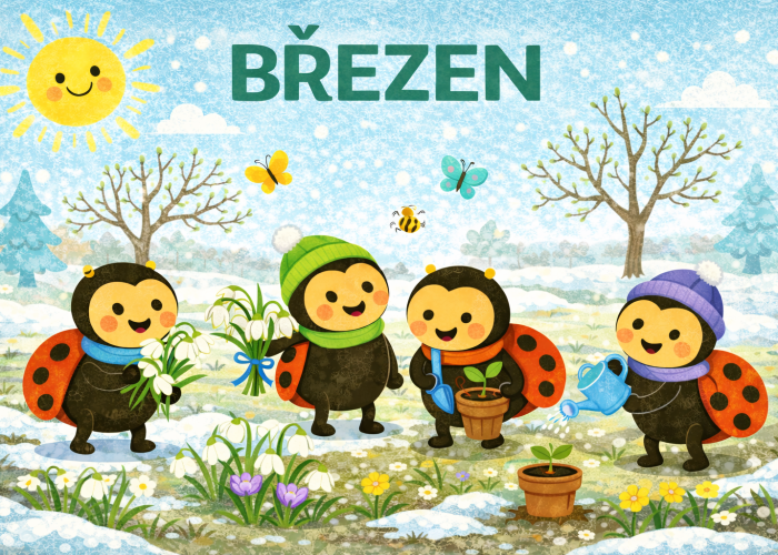 Berušky – březen